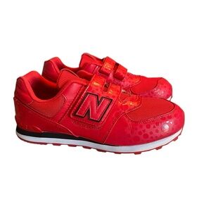 Rare Disney New Balance Minnie Collection polka dot Hook-and-loop closure Sz 6.5